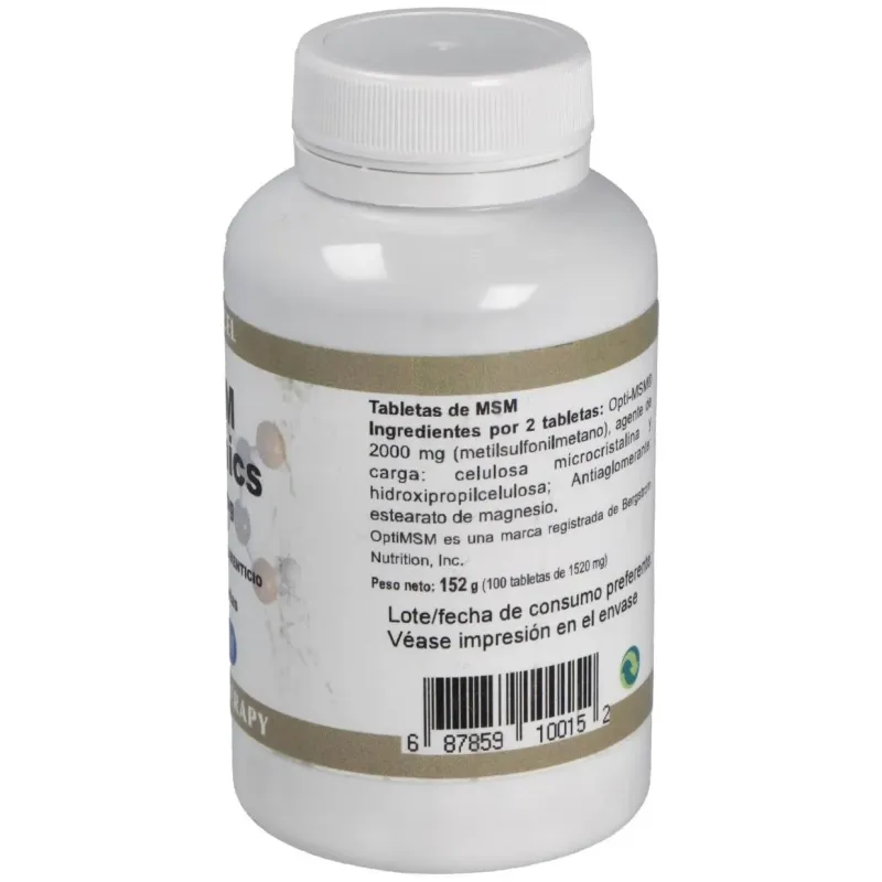 Ortocel msm organics 1000mg 100comp | Farmacia Barata