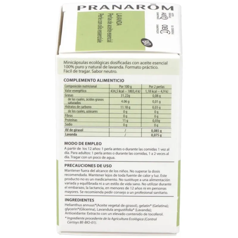 Lavanda aceite esencial en perlas 60perlas 2 | Farmacia Barata