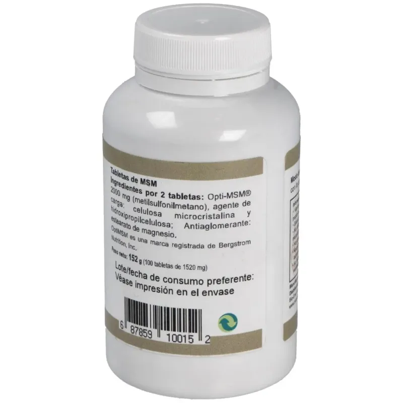 Ortocel msm organics 1000mg 100comp | Farmacia Barata