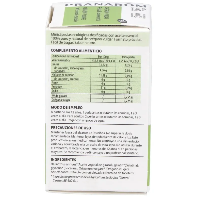 Oregano vulgar ac. esencial en perlas 60perlas bio 2 | Farmacia Barata