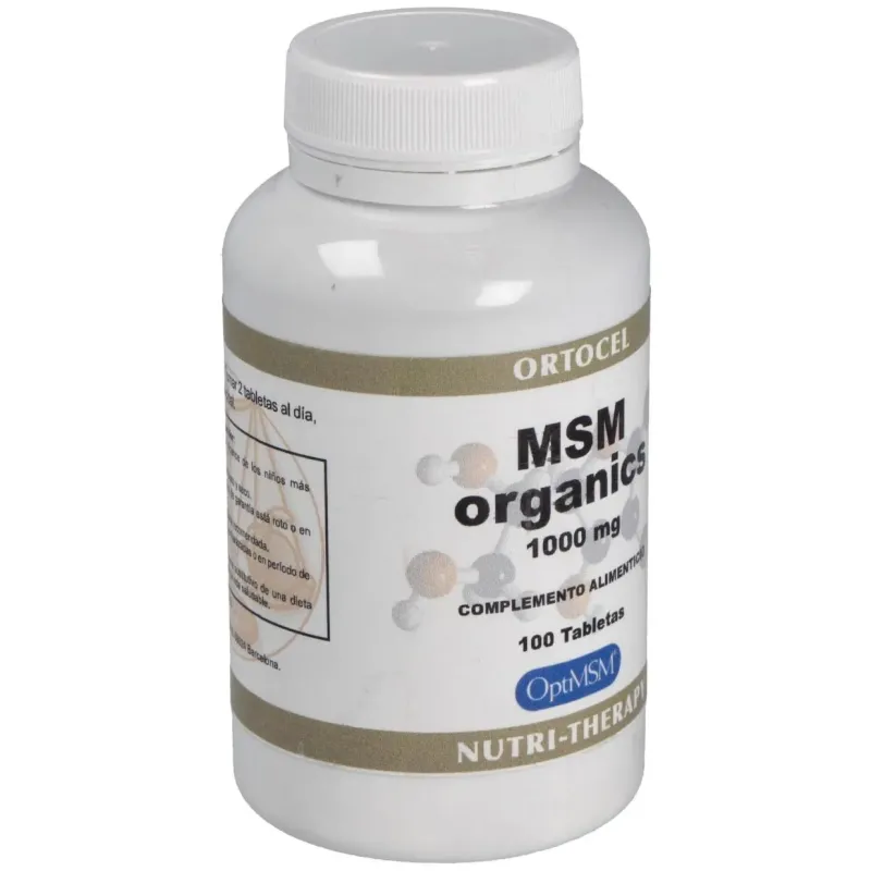 Ortocel msm organics 1000mg 100comp | Farmacia Barata