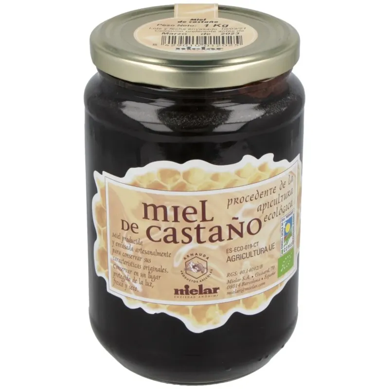 Miel de castaño 1kg. bio | Farmacia Barata