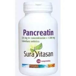 Sura Vitasan Pancreatin 1300 mg, 120 cápsulas