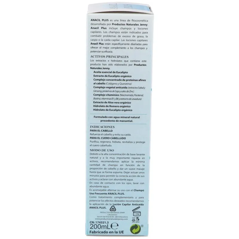 Anacil plus champú anticaída 200ml | Farmacia Barata Anacil plus champú anticaída 200ml | Farmacia Barata