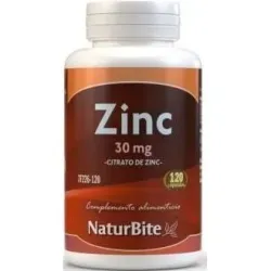 Naturbite zinc citrate 30mg 120caps