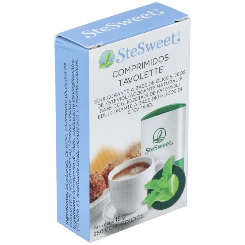Stevia 250tabletas | Farmacia Barata