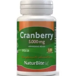 Naturbite cranberry arandano rojo 5000mg 120comp | Farmacia Barata