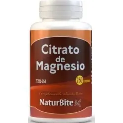 Naturbite citrato de magnesio 250comp