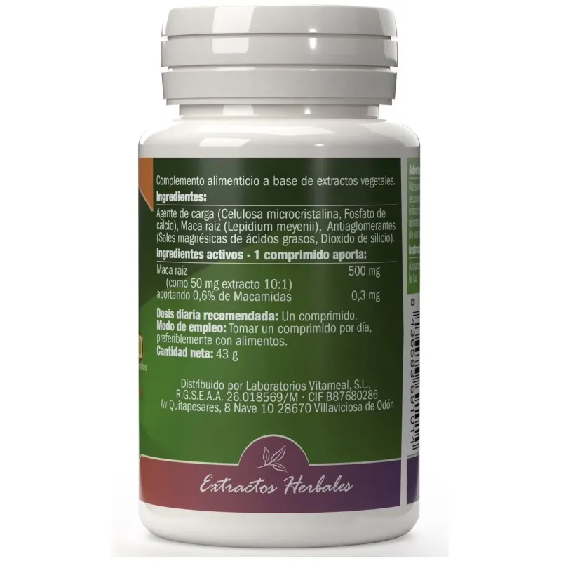 Naturbite maca negra 500mg 120comp | Farmacia Barata Naturbite maca negra 500mg 120comp | Farmacia Barata