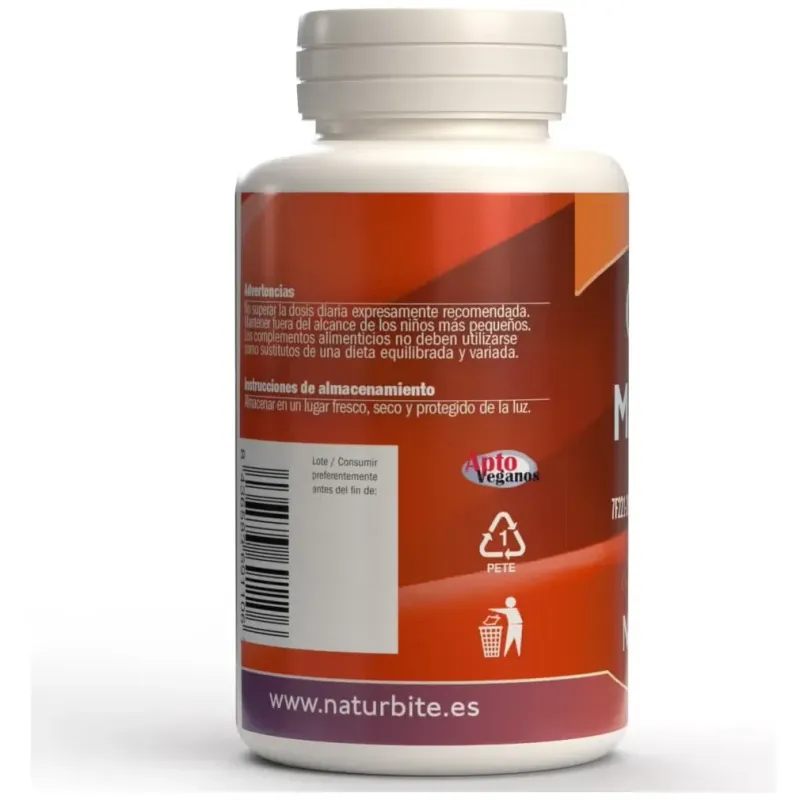 Naturbite citrato de magnesio 250comp | Farmacia Barata