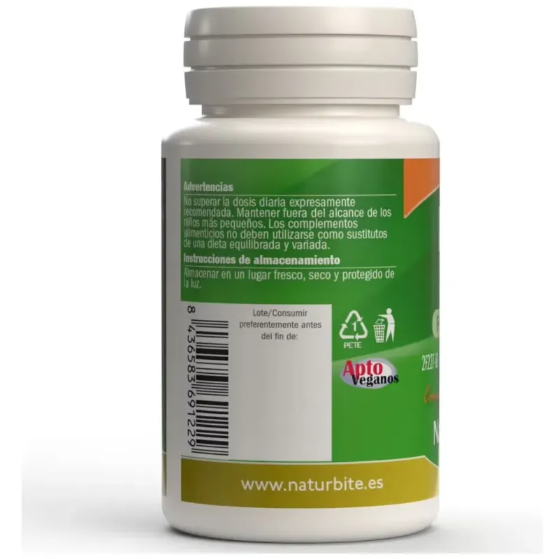Naturbite maca negra forte 4000mg 60comp | Farmacia Barata
