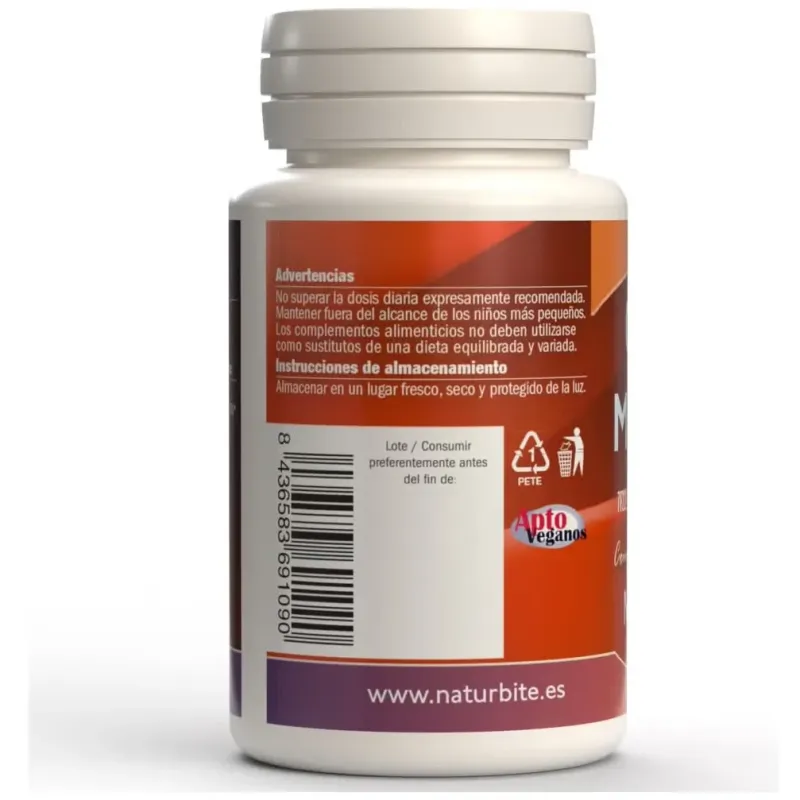 Citrato de magnesio 120comp. - naturbite | Farmacia Barata