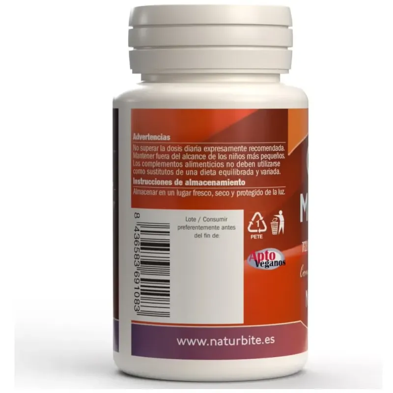Citrato de magnesio 60comp. - naturbite | Farmacia Barata