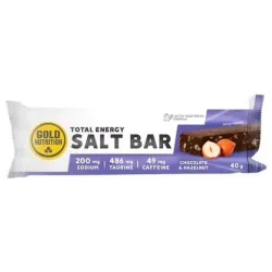 Gold nutrition endurance salt bar choco y avellana 15x40gr