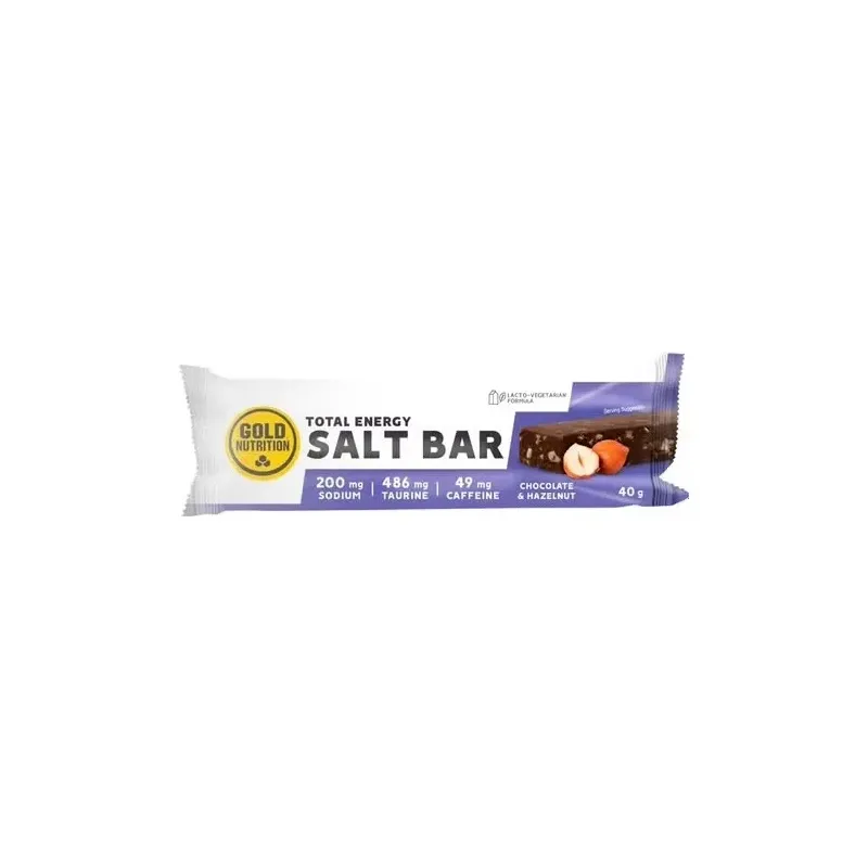 Gold nutrition endurance salt bar choco y avellana 15x40gr | Farmacia Barata Gold nutrition endurance salt bar choco y avellana 15x40gr | Farmacia Barata