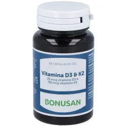 Vitamina d3 y k2 60perlas | Farmacia Barata