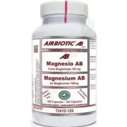 Airbiotic Magnesio Bisglicinato 150 mg, 120 cápsulas