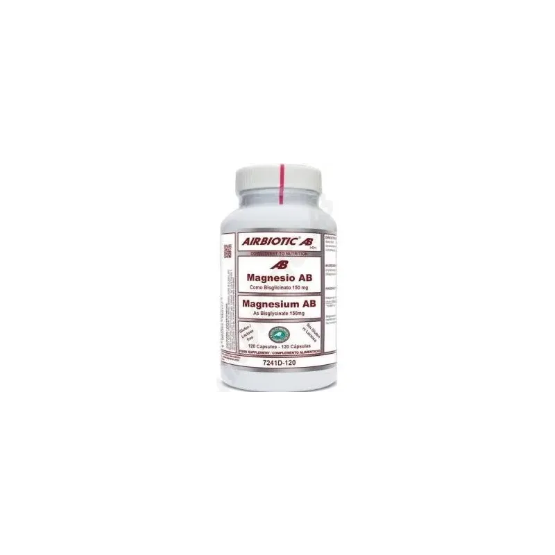 Airbiotic magnesio bisglicinato 150mg 120caps | Farmacia Barata