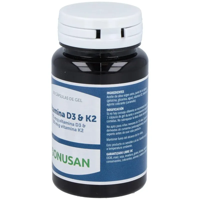 Vitamina d3 y k2 60perlas | Farmacia Barata