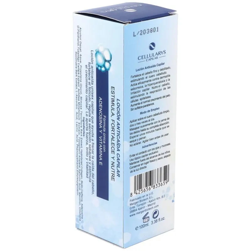 Cellularys locion anticaida capilar 100ml. | Farmacia Barata