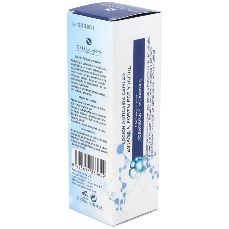 Cellularys locion anticaida capilar 100ml. | Farmacia Barata