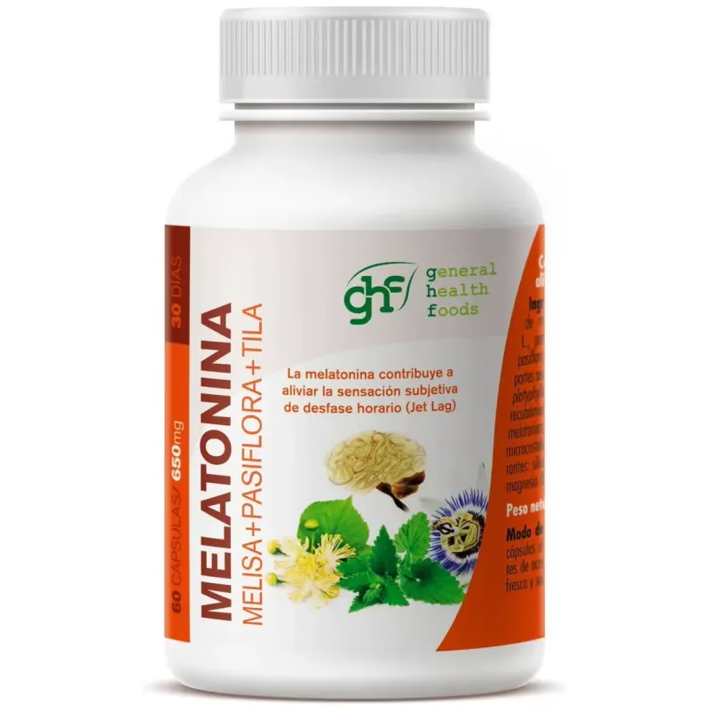 Ghf melatonina 650mg 60caps | Farmacia Barata