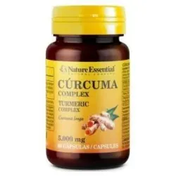 Nature essential curcuma 5000mg + vit c + pimienta 60caps