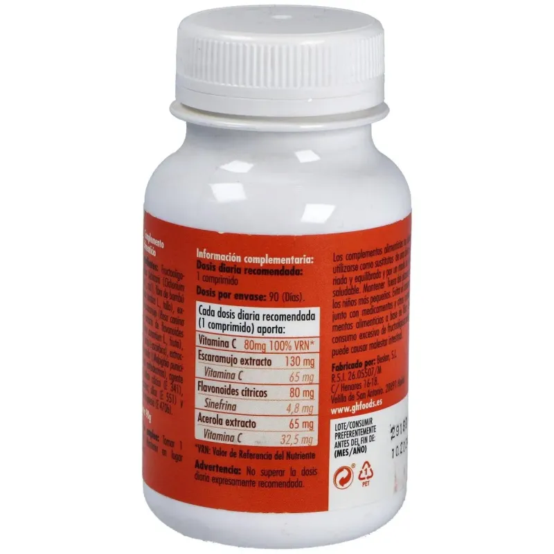 Vitamina c complex 90comp. | Farmacia Barata