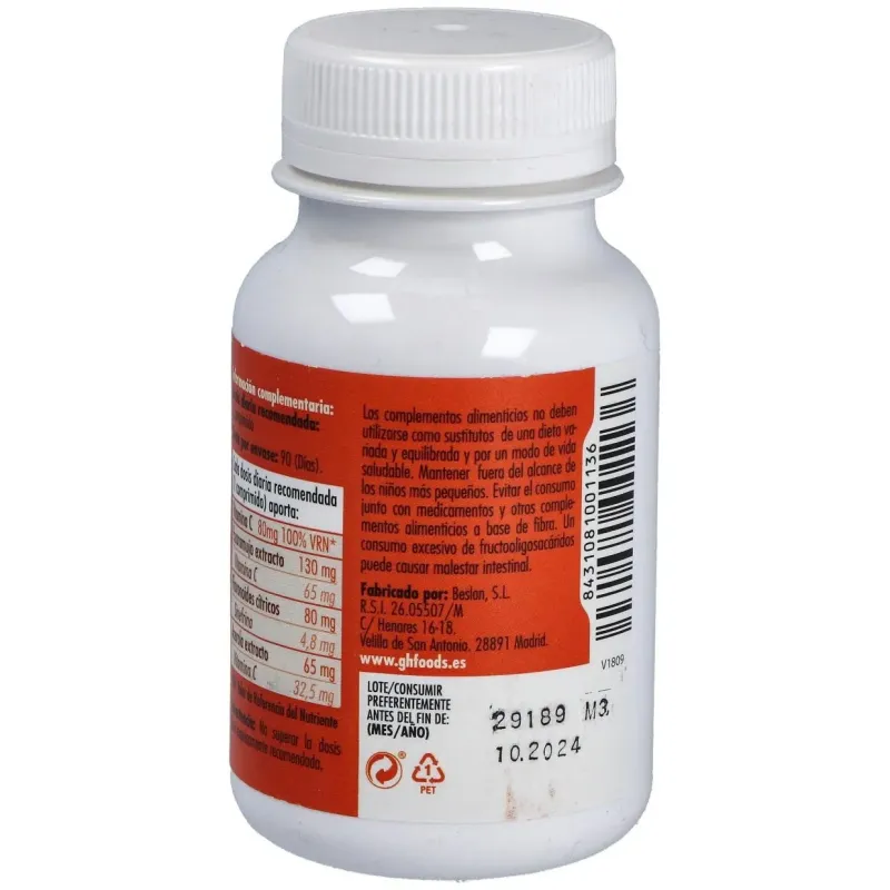 Vitamina c complex 90comp. | Farmacia Barata