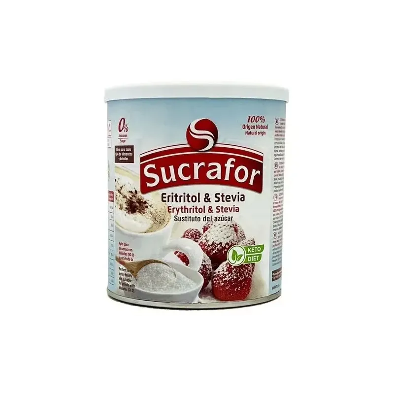 Sucrafor (eritritol y stevia) 500gr. | Farmacia Barata