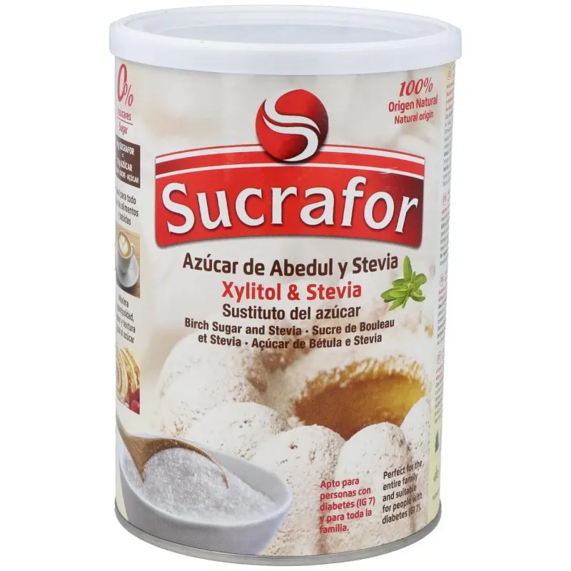 Sucrafor (azucar de abedul y stevia) 800gr 2 | Farmacia Barata