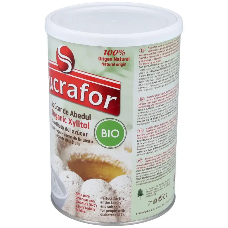 Sucrafor ( azucar de abedul) 800gr. bio | Farmacia Barata