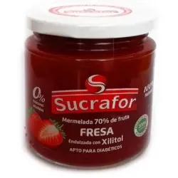 Mermelada de fresa 70% fruta 0% azucar 260gr.