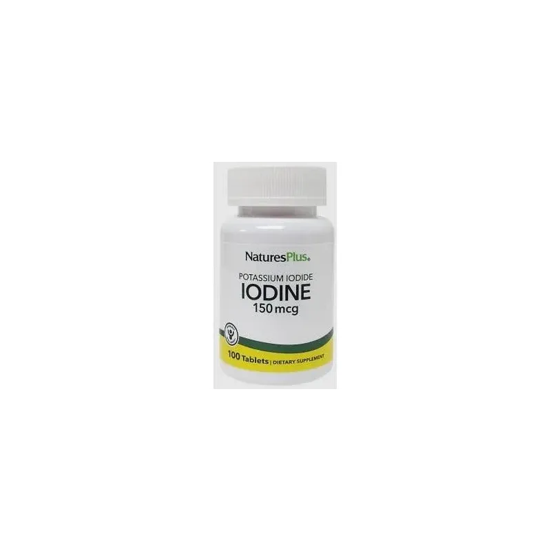 Nature's plus iodine yoduro potásico 100comp | Farmacia Barata