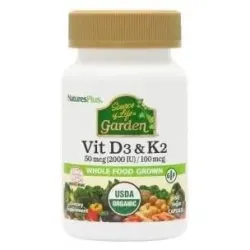 Nature's plus vitamina d3 y k2 60caps