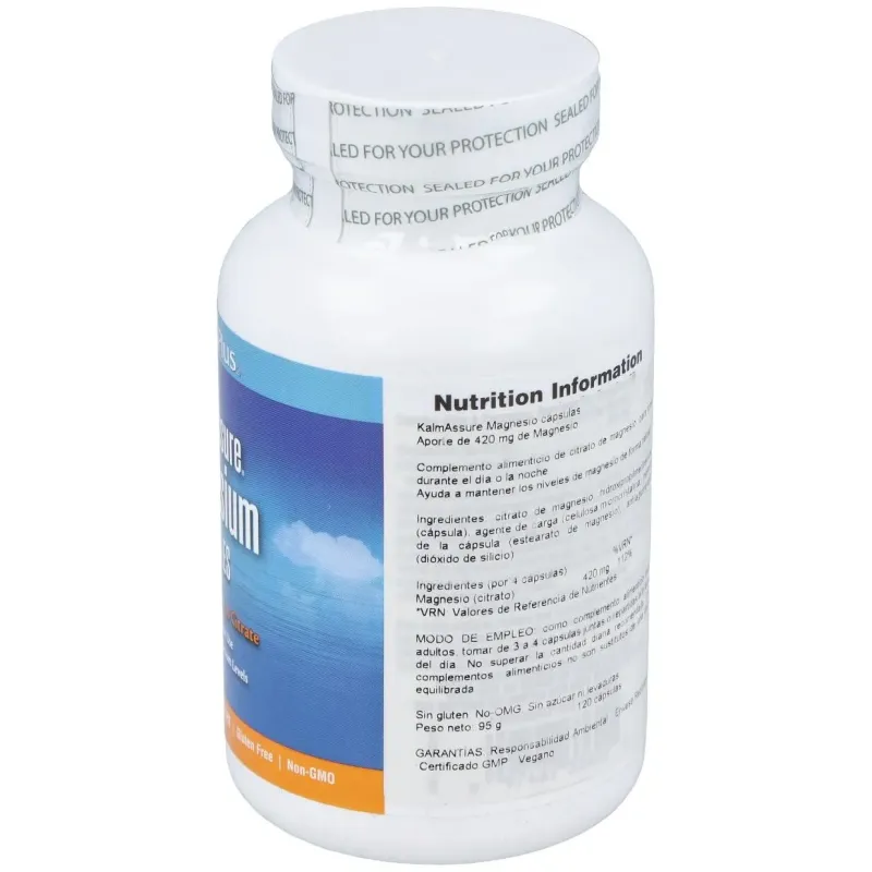 Kalmassure magnesio 120cap. | Farmacia Barata