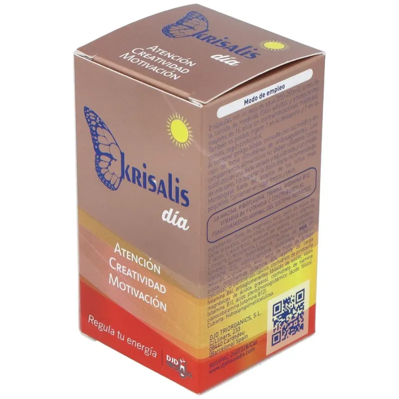 Krisalis dia activador sist. nervioso 60cap. 2 | Farmacia Barata