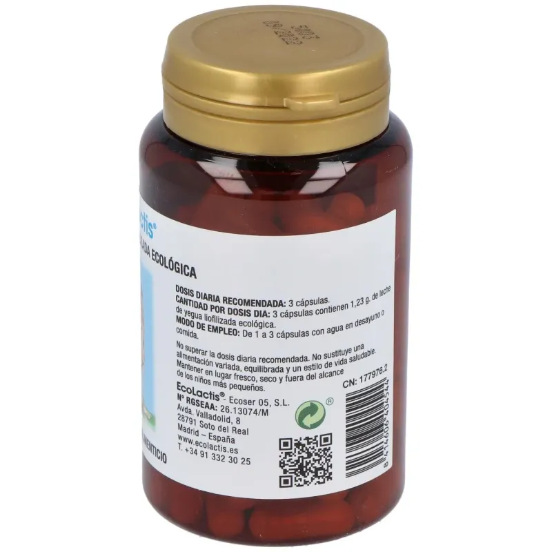 Leche de yegua liofilizada eco 90cap. | Farmacia Barata