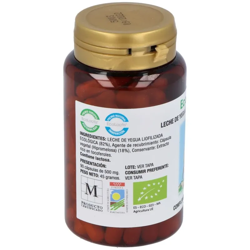 Leche de yegua liofilizada eco 90cap. | Farmacia Barata
