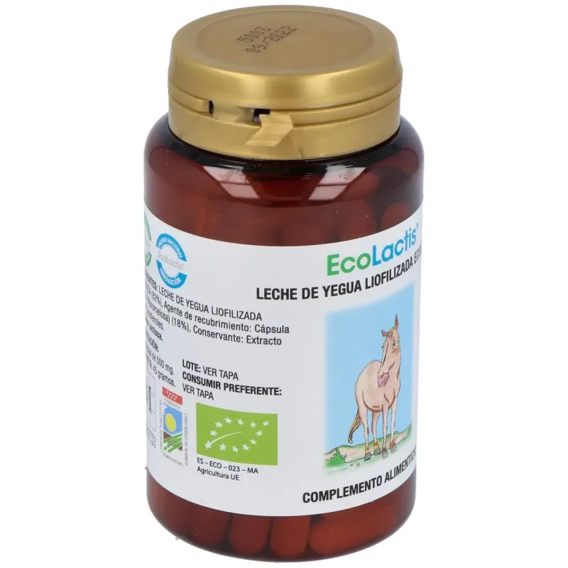 Leche de yegua liofilizada eco 90cap. | Farmacia Barata