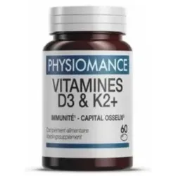 Physiomance vitamines d3 y k2 60comp