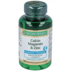 Calcio magnesio y zinc 100comp. 2