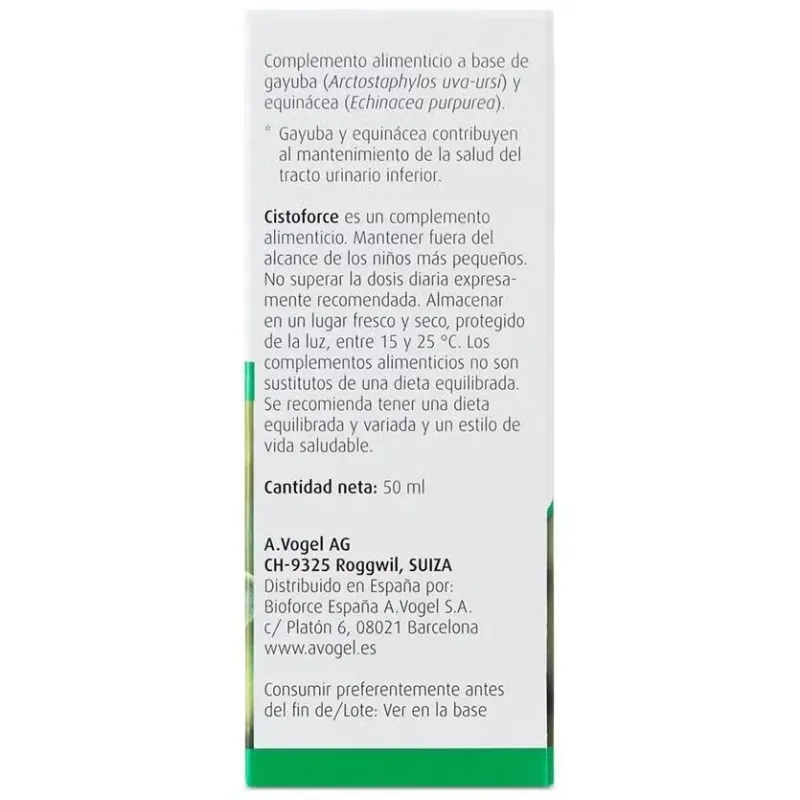 Bioforce cistoforce gotas 50ml | Farmacia Barata
