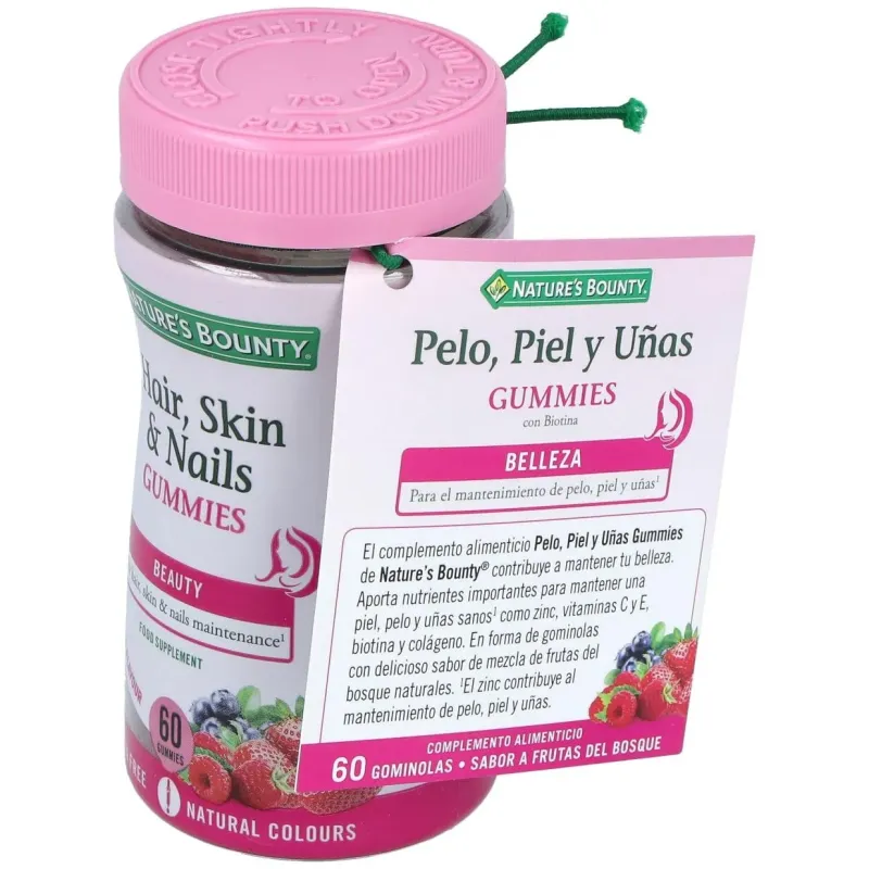 Gummies pelo piel y uñas con biotina 60gominolas 2 | Farmacia Barata Gummies pelo piel y uñas con biotina 60gominolas 2 | Farmacia Barata