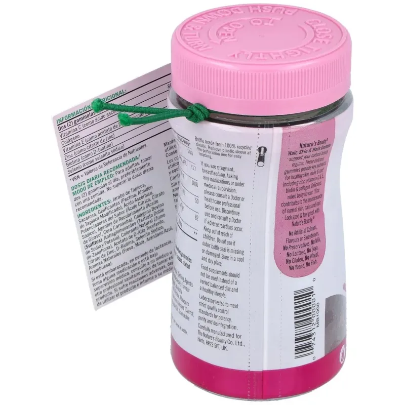 Gummies pelo piel y uñas con biotina 60gominolas 2 | Farmacia Barata Gummies pelo piel y uñas con biotina 60gominolas 2 | Farmacia Barata