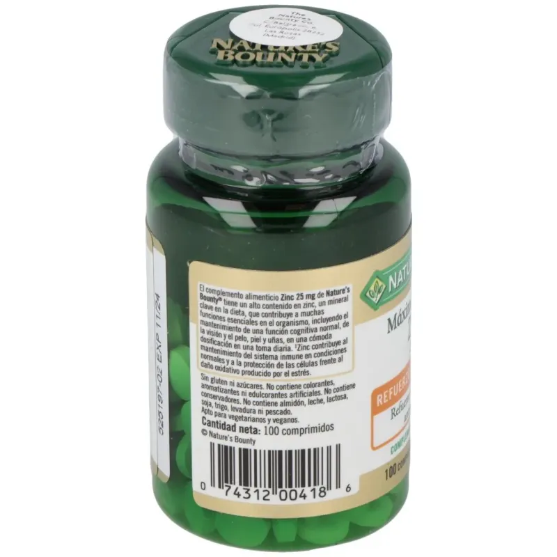 Zinc 25mg. 100comp. 2 | Farmacia Barata
