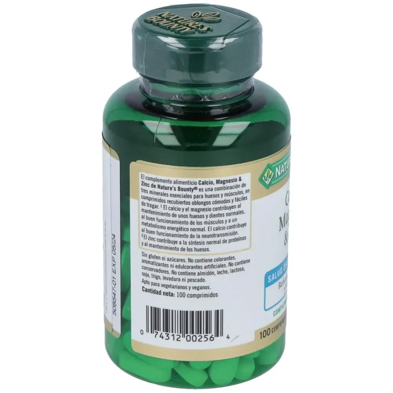 Calcio magnesio y zinc 100comp. 2 | Farmacia Barata