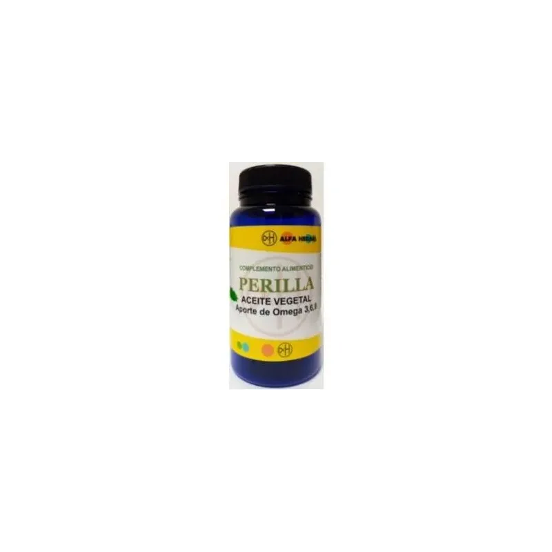 Alfa herbal perilla aceite vegetal 90 perlas | Farmacia Barata