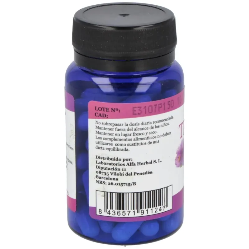 Alfa herbal trébol rojo max 60caps | Farmacia Barata