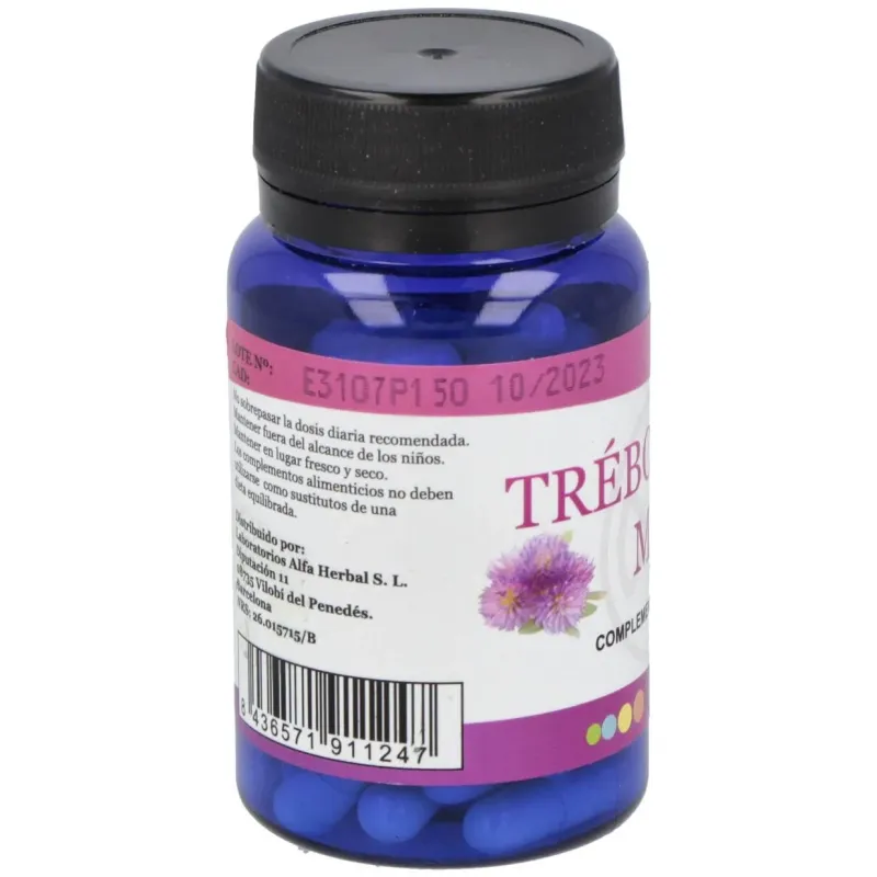 Alfa herbal trébol rojo max 60caps | Farmacia Barata
